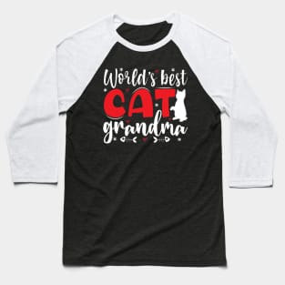 World's Best Cat & Dog Grandma Baseball T-Shirt